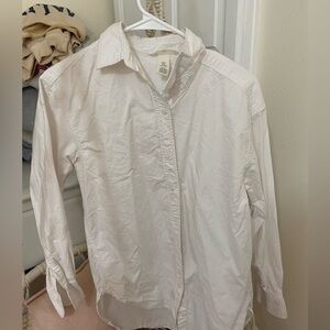 white button up